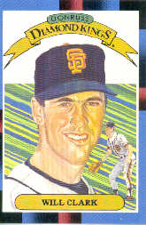 1988 Donruss Baseball Cards    021      Will Clark DK